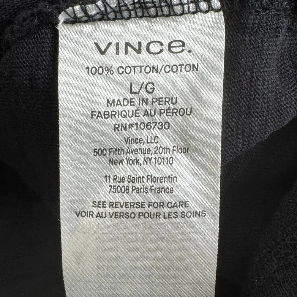 Vince Cotton 3 Button‎ Collared Polo Shirt